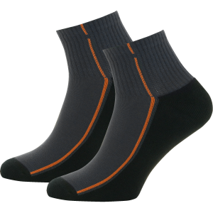 Skarpety sportowe rowerowe za kostkę frotte antybakteryjne wzór 16