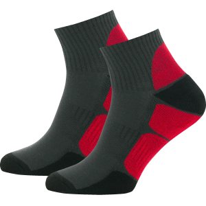 Skarpety sportowe rowerowe za kostkę frotte antybakteryjne wzór 33